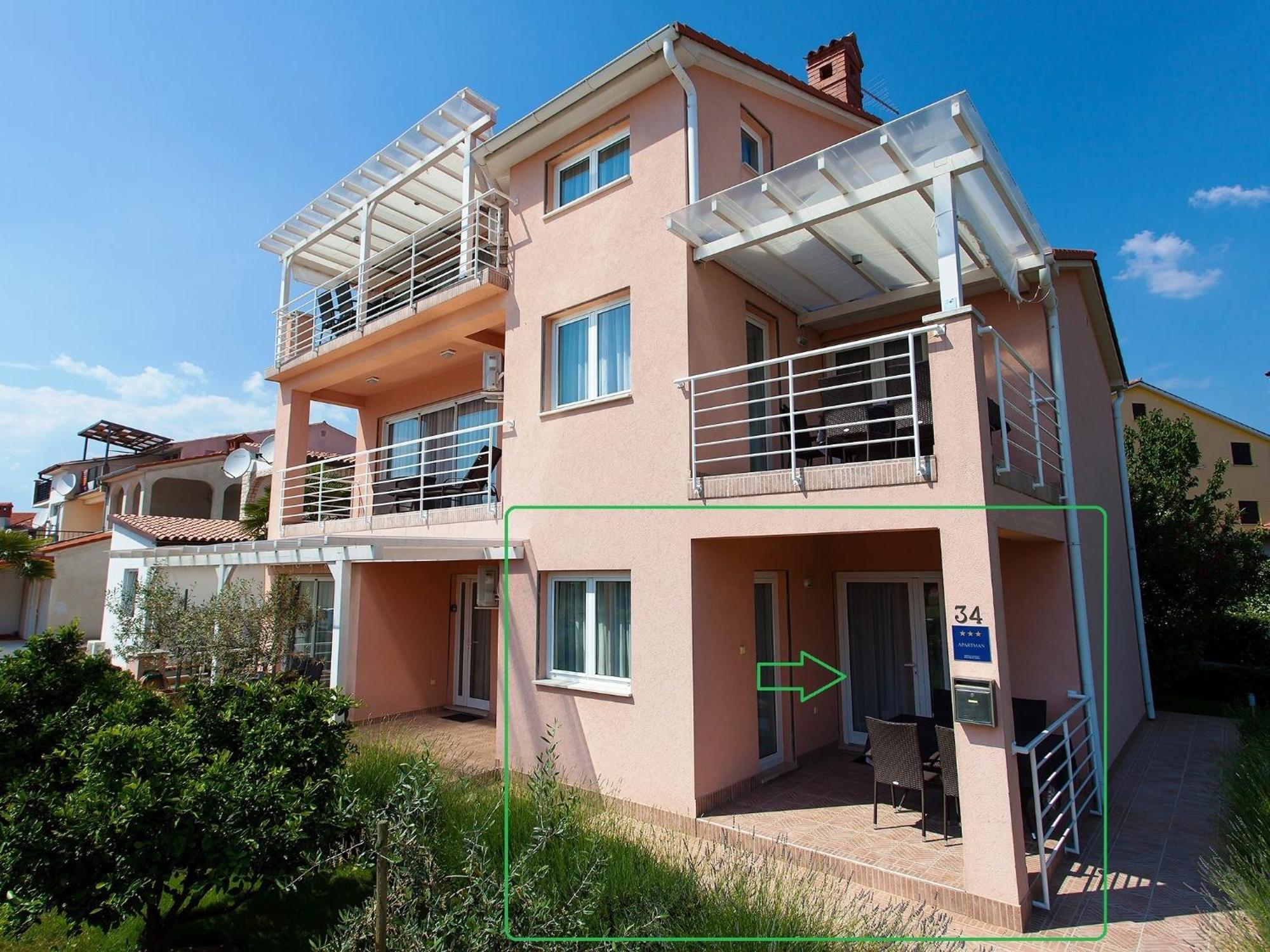 Apartments Villa Brioni I Фажана Номер фото